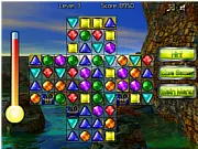Play Galactic Gems 2 free online match-3 puzzle game. Collect space gems and discover bonuses.