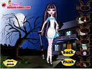 Play Draculaura Goes School free game, dressing up the Monster High character Draculaura for a Gothic look.