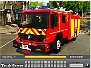 Fire Truck Hidden Letters free online game screenshot finding alphabets