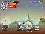 NinjaKira Unlimited Pain free online action game, ninja warrior platformer, challenging fighting game on PlayArcadeHub