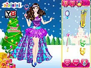 Free online game Christmas Princess Dress Up with festive holiday fashion and gown on PlayArcadeHub
