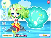 Cute Little Mermaid Princess Dress Up free online fashion game screenshot