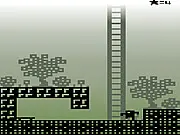 4NR The Upward Path Runner free online game, a character running and jumping on ascending platforms to symbolize a difficult upward path.