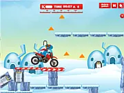 Gizmo Rush Adventure free online motorcycle racing game on icy roads