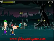 Phineas and Ferb Lightning Bug free online platform game featuring Phineas, Ferb, and Perry the Platypus on PlayArcadeHub