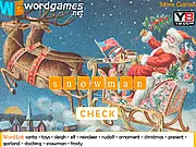 Christmas Word Scramble online game free puzzle holiday vocabulary test
