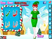 Daisy Christmas Girl Dressup free online holiday game Santa Claus outfit