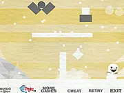 OMG Snowmen free online point and remove puzzle game with physics