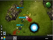 Medieval Rampage 3: The Rise of Dragons free online game screenshot, archer shooting enemies to capture the flag, medieval combat game on PlayArcadeHub