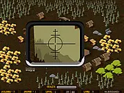 Screenshot of Sniper Operation 2 free online game, showing a sniper rifle scope view on an urban environment with enemies.