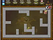 Jerry Cheese Chase free online arcade maze game featuring Tom and Jerry