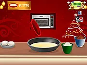 Black Forest Gateau free online cooking game screenshot, mixing cake ingredients, baking a German chocolate cake