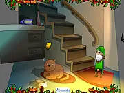 Santa's Rescue Elf free online point-and-click puzzle game on PlayArcadeHub