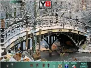 Snowy Bridge Secrets free online hidden object and spot the difference game