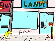 Screenshot of Guinea Pig Rolling free online game showing the animal rolled up in a ball sprinting across a platform