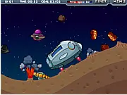 The Space Station game interface showing a futuristic space delivery puzzle