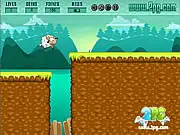 Play Run Ram Run free online runner game. Ram the sheep running and jumping over spikes to find his true love.