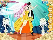 Sea Princess Wedding Dress Up free online bridal fashion game screenshot