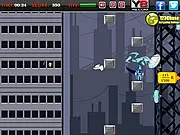 Play Batman Tower Jump online, free action game, Batman climbing platforms on a tower