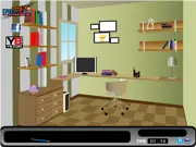 A cozy, festive screenshot of the free online game Escape Christmas House, showing a living room with holiday decorations and hidden objects.