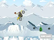 Ben 10 Winter Moto Ride free online motorbike racing game