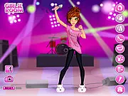 Meet Emily free online dress up and life simulation game, a stylish teenage girl holding her secret diary.