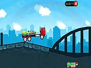 SEO alt text: Free online game image for Cars Transporter 2, showing a large truck hauling cars on a trailer.