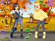 Urban Aztec Fashion game screenshot – Free colorful ethnic print dress-up game on PlayArcadeHub