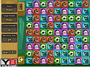 Zodiac Animals Elimination free online Match 3 puzzle game screenshot, swapping zodiac animal icons