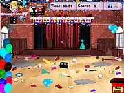 High School Cultural Clean Up free online game screenshot. Organizing a messy school room for a cultural event.