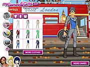 Zayn Malik Dress Up Game screenshot, featuring the former One Direction star ready to be styled in a fashionable outfit for his London trip.
