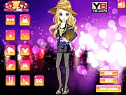 Play Fashion All The Way free online dress up game for girls, styling a model for a fashion show