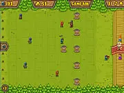Brave Knights free online tower defense game. Build towers to stop knights from reaching the princesses on PlayArcadeHub.