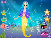 Play Mysterious Mermaid Dress Up online free, style and accessorize the beautiful ocean mermaid