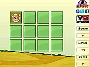 Play 2Match The Animals free online memory game, match pairs of animal cards