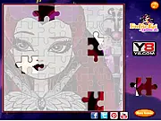 Raven Queen Puzzle free online jigsaw game on PlayArcadeHub - matching pieces of Raven Queen