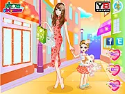 Shopping With My Mom free online dress up game featuring autumn fashion on PlayArcadeHub