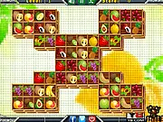 Fruits Mahjong free online game on PlayArcadeHub - matching fruit tiles to clear the board