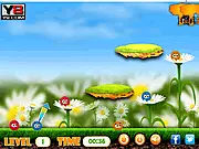Colorful Pairs free online puzzle game on PlayArcadeHub - matching couplets via physics