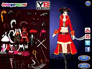 Play Halloween Party Girl free online dress up game with costumes, vampire, pirate outfit