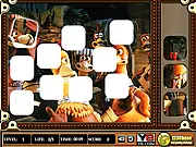 Chicken Run Puzzle free online game with colorful chicken characters