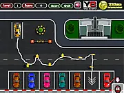 Line Parking free online drawing puzzle game sketch car path avoid crash PlayArcadeHub