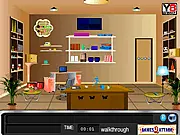 Mini Hall Escape free online game screenshot, point-and-click puzzle adventure, escape the room on PlayArcadeHub