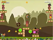 Screenshot of Hive Defender game, showing a bee hive under attack and defensive units being placed to protect the honey.