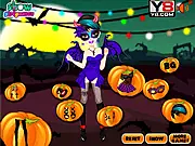 Halloween Happy Party Dress Up free online costume game spooky masks pumpkin lights PlayArcadeHub