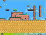 Play Ninja Training World free online adventure game platformer jump-kill monsters