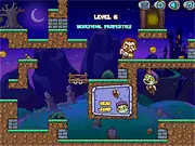 Free online platform arcade game Headless Zombie, using a detached head to jump over obstacles and collect items