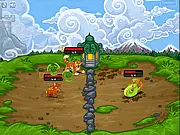 Min Hero: Tower of Sages free online RPG game screenshot showing minions in turn-based combat