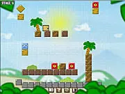 Screenshot of Go Home Block puzzle game showing blocks and character needing to reach the goal