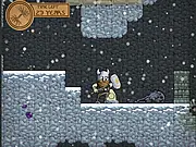 Viktor the Nth game screenshot, pixelated 2D platformer showing a character jumping over spikes, generational puzzle game